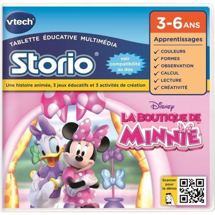 VTECH - Jeu Éducatif Storio - La Boutique de Minnie