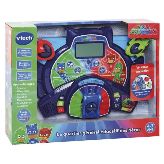 VTECH - Pyjamasques - Le Quartier Général des Héros - Jeu Educatif