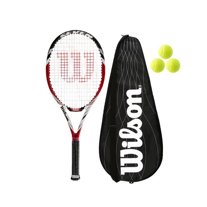 Wilson BLX Seven Raquette de tennis + Housse + 3balles