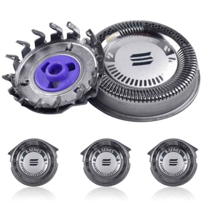 3x Têtes Rechange pour Rasoirs Philips Norelco HQ8 / HQ8894 HQ7160 LAME DE RASOIR VENDUE SEULE