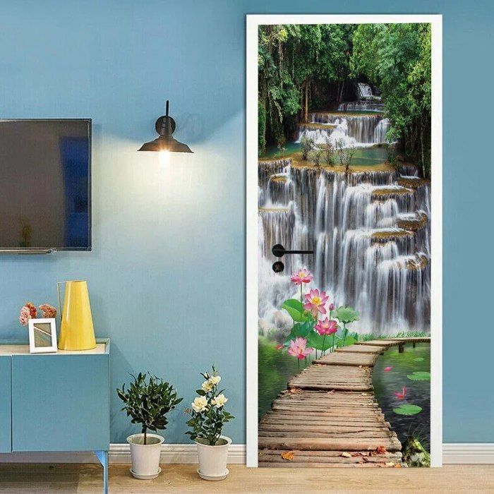 Papier Adhesif Stickers Meuble Papier Peint Feuille D'Or Géométrique