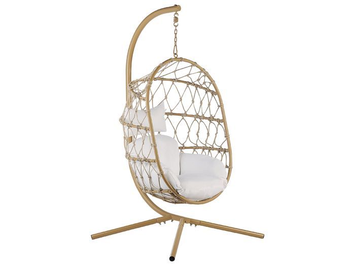 Fauteuil suspendu avec support beige ADRIA Fauteuil suspendu avec support beige ADRIA
