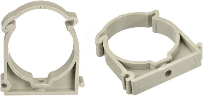 Lot De 12 Colliers De Serrage Double 50mm Avec Vis Et Chevilles - Fixation Tuyau Mur/Plafond