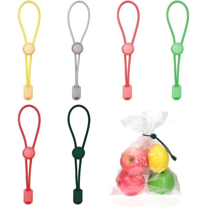 Ensemble de 6 cordes élastiques avec boucles pouvant sétirer jusquà environ 14 cm.