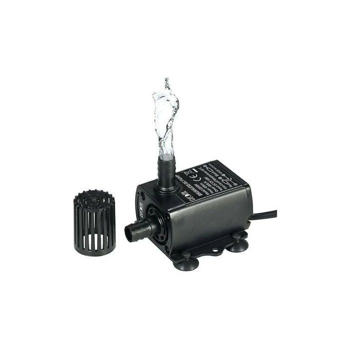 Dc 12v 400l/h Mini pompe de circulation deau froide à moteur solaire sans balais ultra-silencieux
