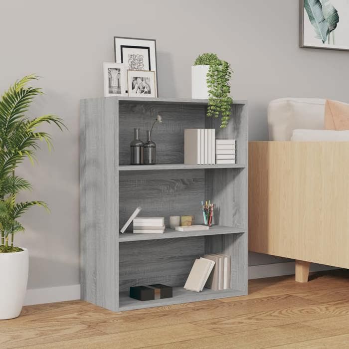 Organisateur suspendue - Gris - Armoire murale 1 PC - Armoire haute - Pour cuisine - Sonoma gris - 69 5x32 5x90cm LH8535069