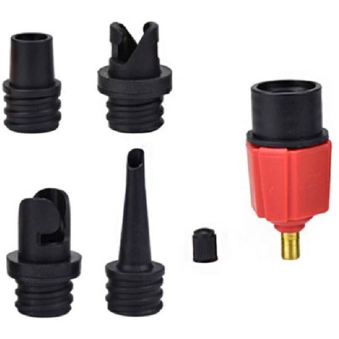 Adaptateur de valve de compresseur de voiture vers pompe de gonflage adaptateur de valve de gonflage avec 4 buses pour matelas go