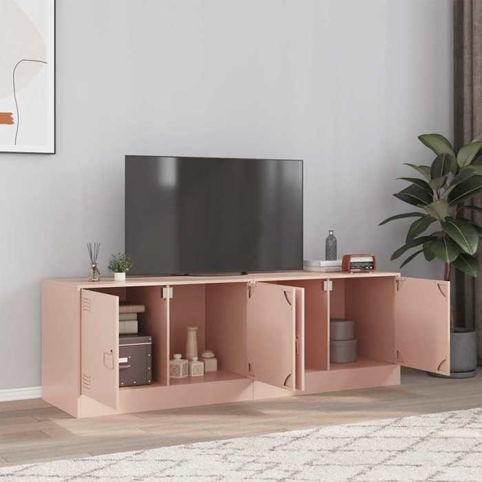 Meubles TV 2 pcs - vidaxl - rose 67x39x44 cm acier[2009]
