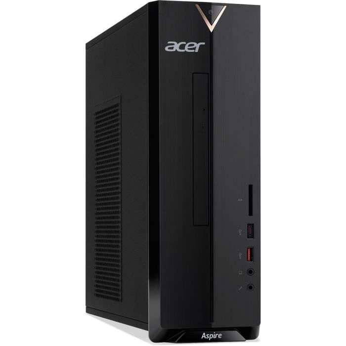 Vente Ordinateur de bureau Unité Centrale - ACER Aspire XC-330 - AMD A9-9420 - RAM 4Go - Disque Dur 1To HDD - Windows 10 - Noir pas cher Vente Ordinateur de bureau Unité Centrale - ACER Aspire XC-330 - AMD A9-9420 - RAM 4Go - Disque Dur 1To HDD - Windows 10 - Noir pas cher