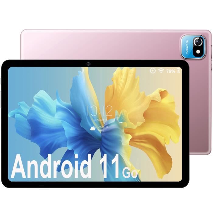 Tablette 10.1 Pouces Android 11 Tablette PC 4Go RAM 64Go ROM IPS 1280P HD 6000mAh Tape C 5G WiFi