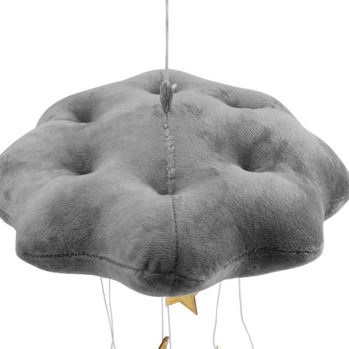 Ashata Decoration De Suspension De Nuage Pendentif Nuage Flottant Avec Lune Etoiles Lit Bebe Lit Chambre Jouer Tente Suspendue Cdiscount Maison