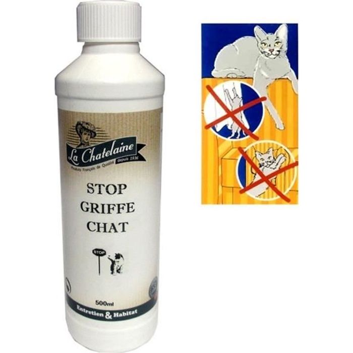 Spray stop griffe chat - ASTUCEO - Astuceo 21,5 cm Blanc - Préservez vos  meubles et tissus - Produit biocide - Cdiscount Jardin