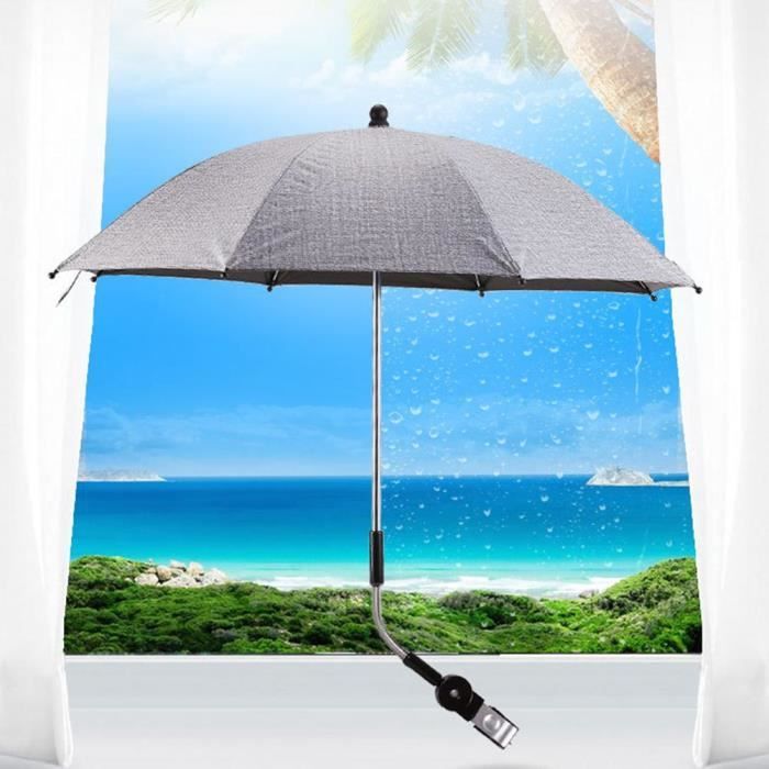 VGEBY Parapluie réglable Poussette Bébé Fauteuil Roulant Poussette