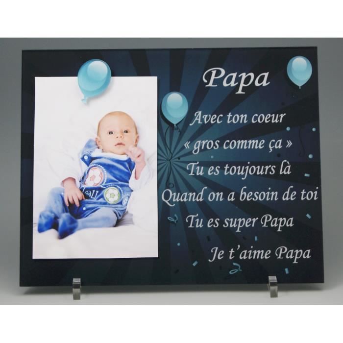 Cadre aimanté: Papa je t'aime