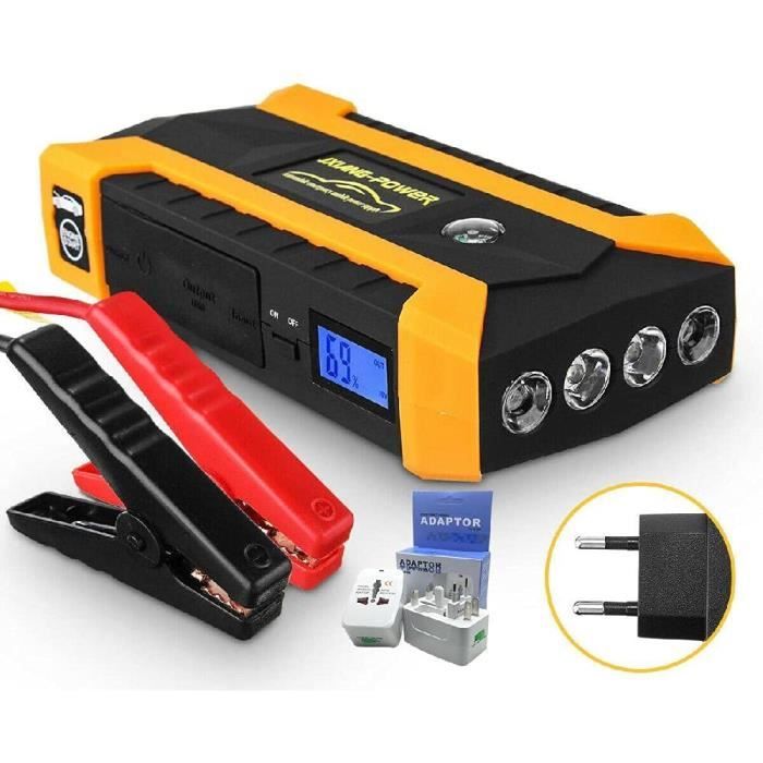 88000mAh 12V Car Jump Starter 4 USB Power Bank Booster Batterie Chargeur  LED Torche[270] - Cdiscount Auto