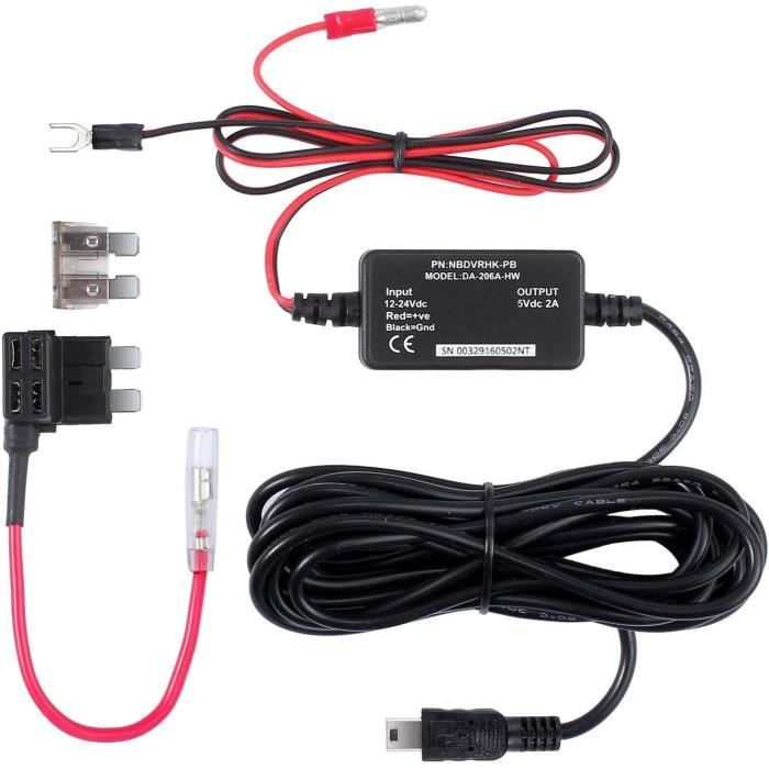 Carall Kit Câbles Batterie Voiture Câble Démarrage 10 Mm² X 25 Mètres