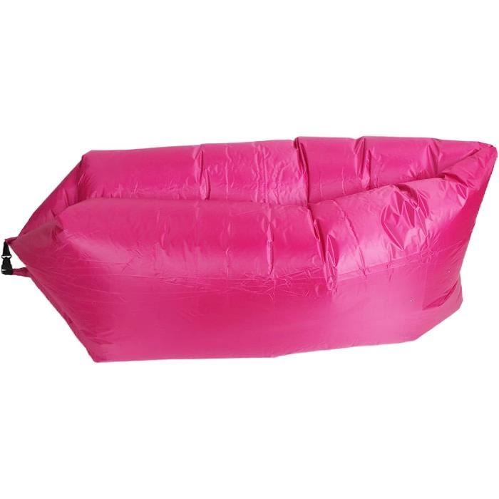 Canapé Gonflable Pour Camping Et Plage - Gonflage Sans Pompe, Taille 185x70x52 Cm, Tissu Oxford, Imperméable