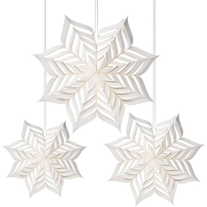 3 Lanternes En Papier Méduse Nid D'abeille à Suspendre - Diamètre 23 Cm, Couleurs Rose Bleu Violet, Déco Fête