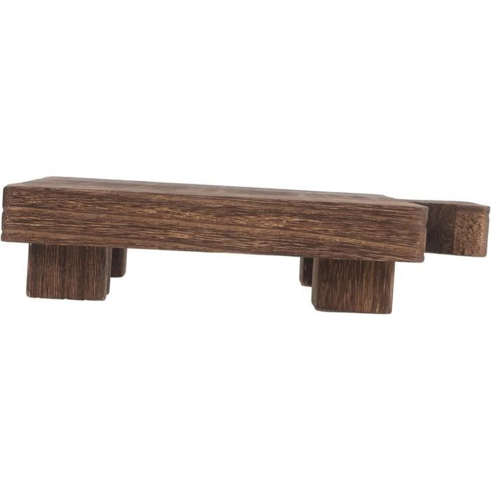 Porte-Savon Accessoires De Salle De Bain Porte- En Bois Support De Bol
