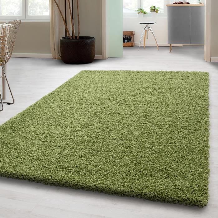 Tapis shaggy haute pile pour salon, salle à manger. Chambre avec une