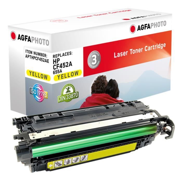 Agfa Kodak Photo HP Color Laserjet CP 2025 Toner Jaune HP Toner CC532AE APTHP532AE 