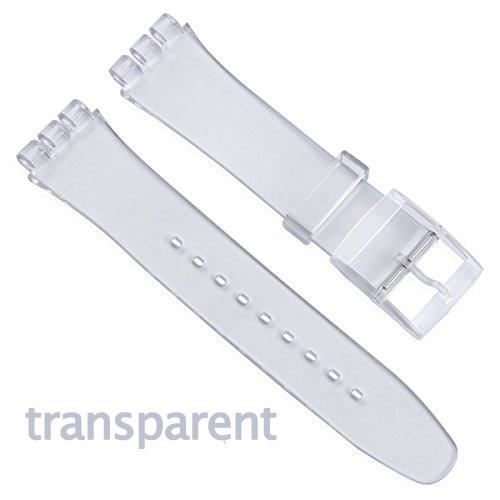Transparent 16mm -Bracelet de montre avec boucle en Silicone pour Swatch  bracelet de montre 16mm 17mm 19mm 20mm, accessoires de mont , - Achat/vente  bracelet de montre - Cdiscount