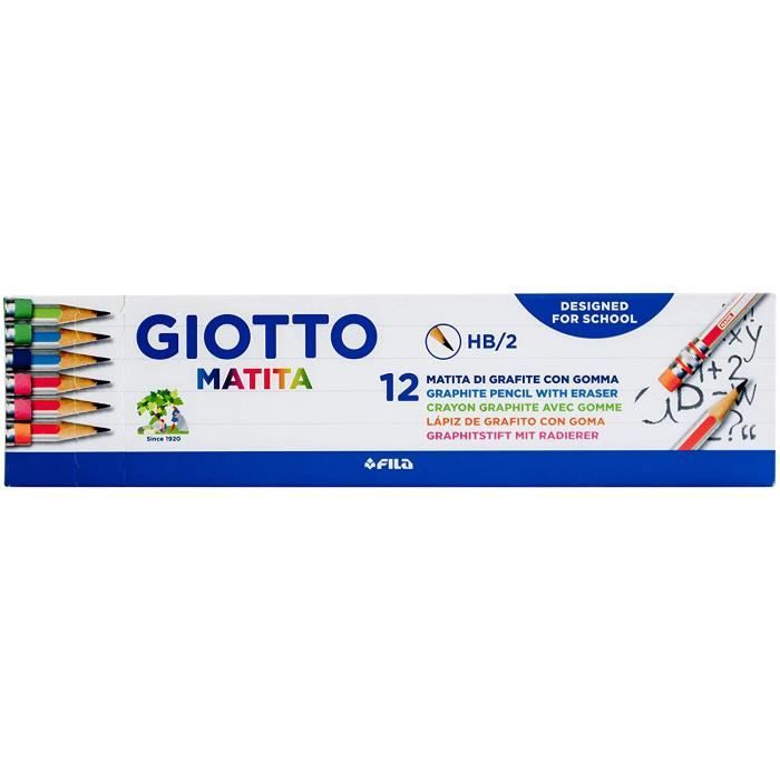 Crayon HB Embout Gomme Matita