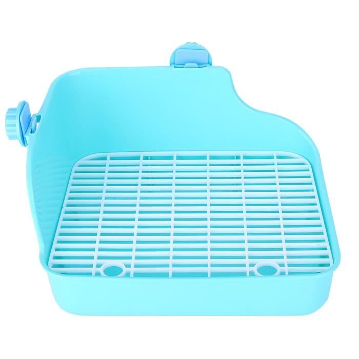 Toilette de la litière de lapin, boîte de litière de litière de petit animal pour furets de cochon d'Inde de lapin Chinchilla