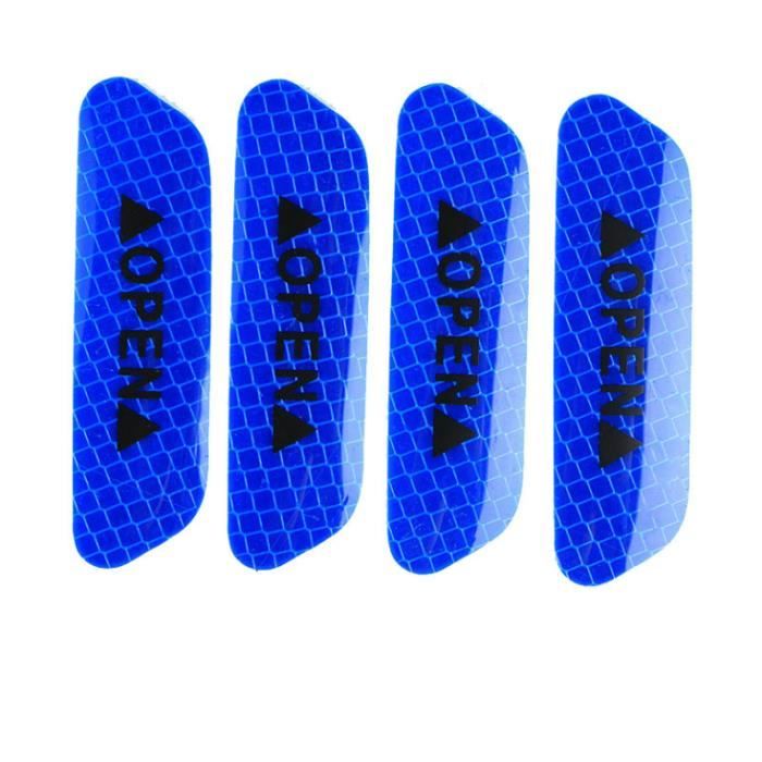 Autocollants Réfléchissants Pour Vélo MYLERCT - Lot De 48 Stickers PVC Bleus/argent Pour Roues - 14