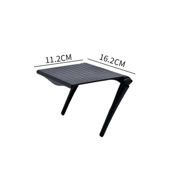 Étagère Supérieure Réglable Pour TV - Rangement Télécommandes, Haut-Parleurs & Appareils Anti-Glisse