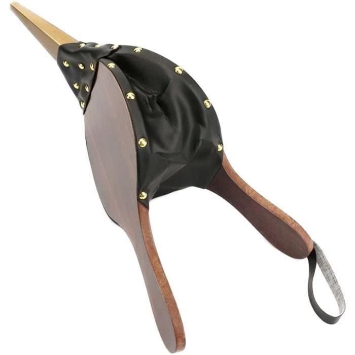 Souffleur à Bois Manuel Pour Barbecue - Outil Compact Cheminée, Feu De Camp - Design Bois, 37,7 Cm