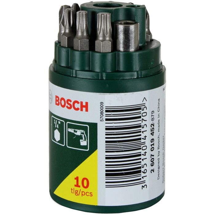 BOSCH Accessoires - tonnelet 9 embouts vissage -