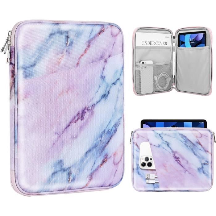 Housse Tablette 9-11 Pouces MoKo - Double Couche, Compartiments Organisés, Compatible IPad Pro M4, Air M2, Samsung Tab