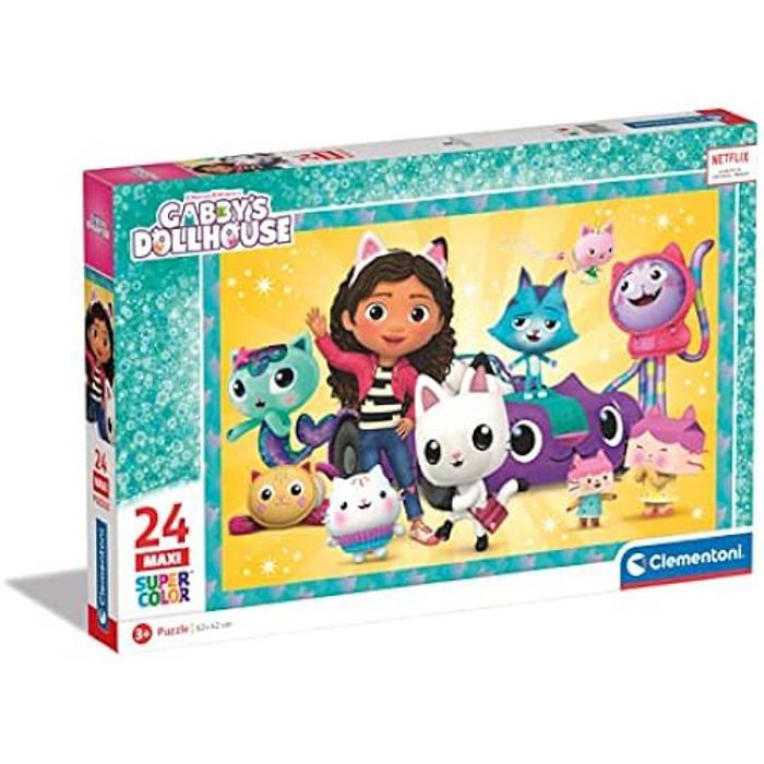 Puzzle Gabby'S Dollhouse - Clementoni - 24 Maxi Pièces - Enfants 3 Ans ...