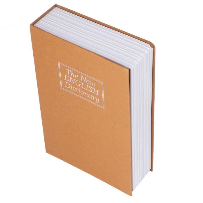 Pwshymi Coffre-Fort de Livre, Livre Secret Boîte de Sécurité