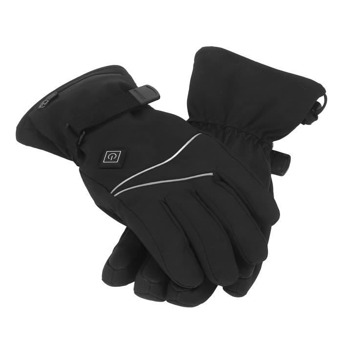 Gants Chauffants USB Rechargeables - Pour Homme/Femme, Doublure Laine, Écran Tactile, Plein Air, Ski, Moto