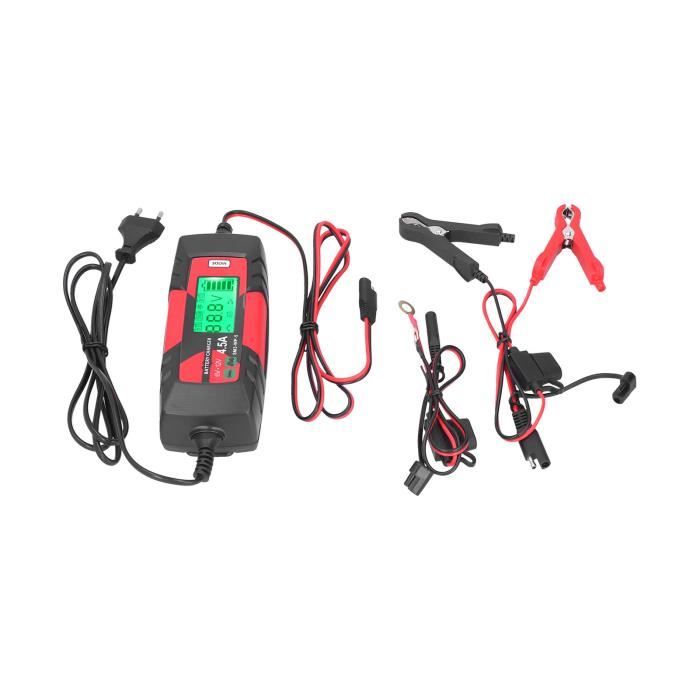 EJ.life mainteneur de batterie Chargeur de batterie de voiture 6V 12V Mainteneur automatique