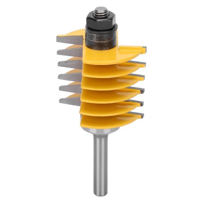 Baorder Fraise à Couronne Horizontale à Tige De 8 Mm, Fraise En Métal