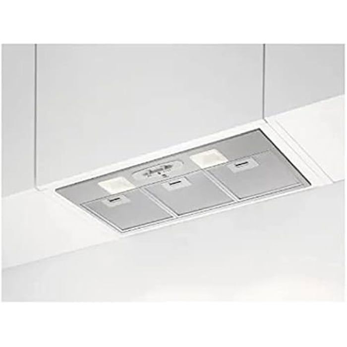 Hotte de cuisine aspirante encastrable inox ELECTROLUX LFG337S 400 m³h 2 filtres métal - vue 2