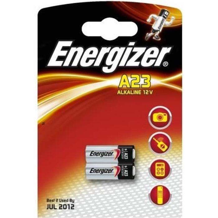 2 piles alcaline ENERGIZER A23 12V