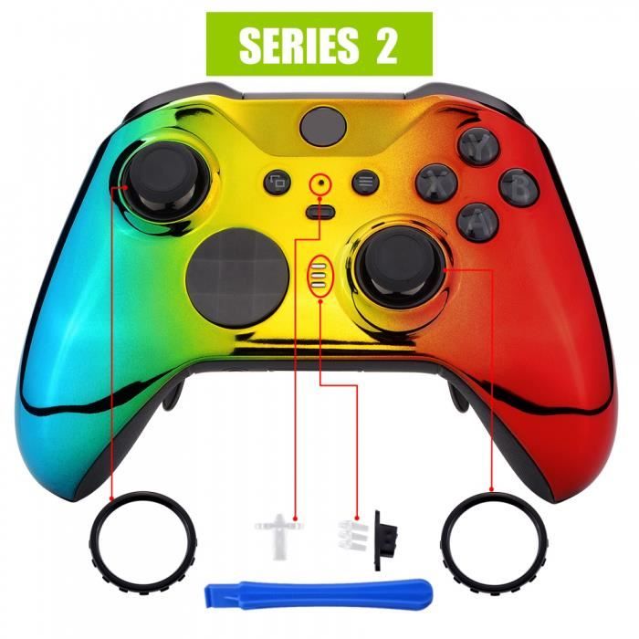 Coque personnalisée pour manette sans fil Xbox One S, coque de remplacement et kit de boutons