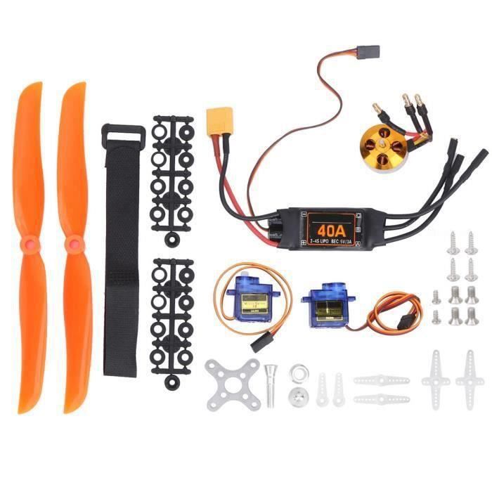 Kit d'accessoires pour hélices 2212 KV2200, moteur 40 A, XT60T, ESC