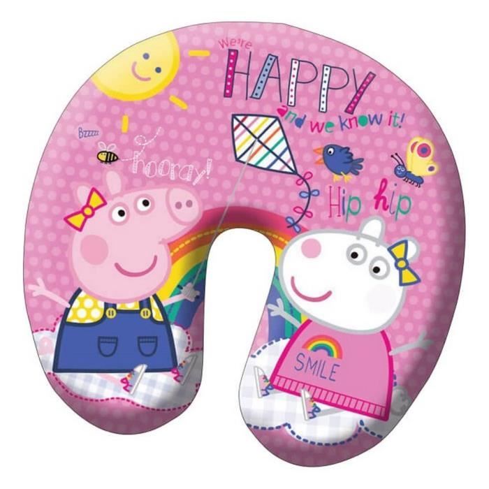 Cale Tete Peppa Pig Tour De Cou Voyage Voiture Coussin Guizmax Cdiscount Puericulture Eveil Bebe