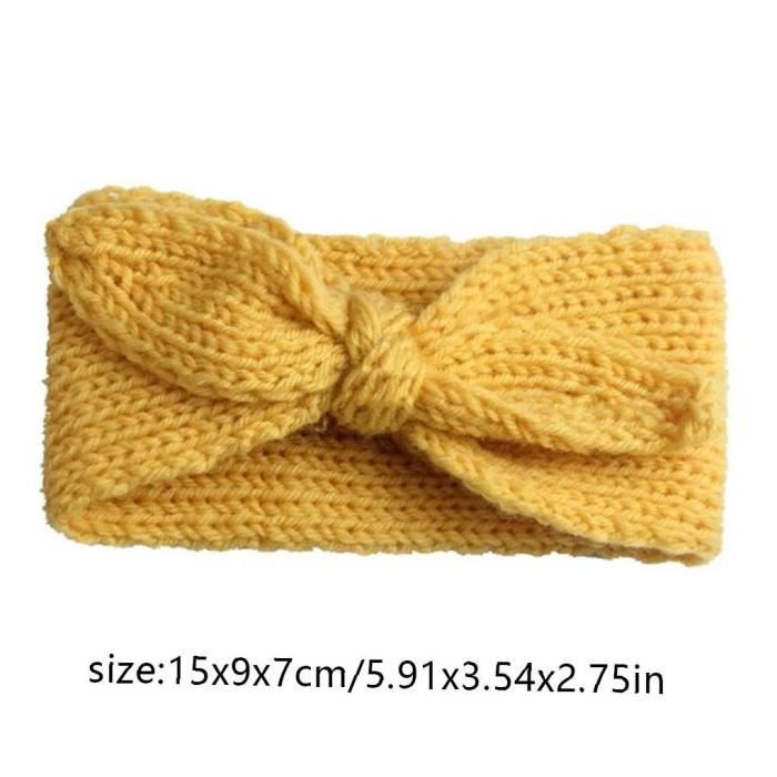 Bandeau Bebe Bandeau Soft Turban Turban Coton Crochet Crochet Headwear Yellow Utile Cdiscount Au Quotidien
