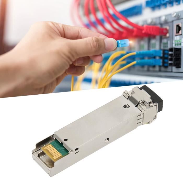 Module SFP BIDI 1.25G 20km - Émetteur-récepteur Fibre Optique Simplex LC (Tx1310/Rx1550 Nm) - 8