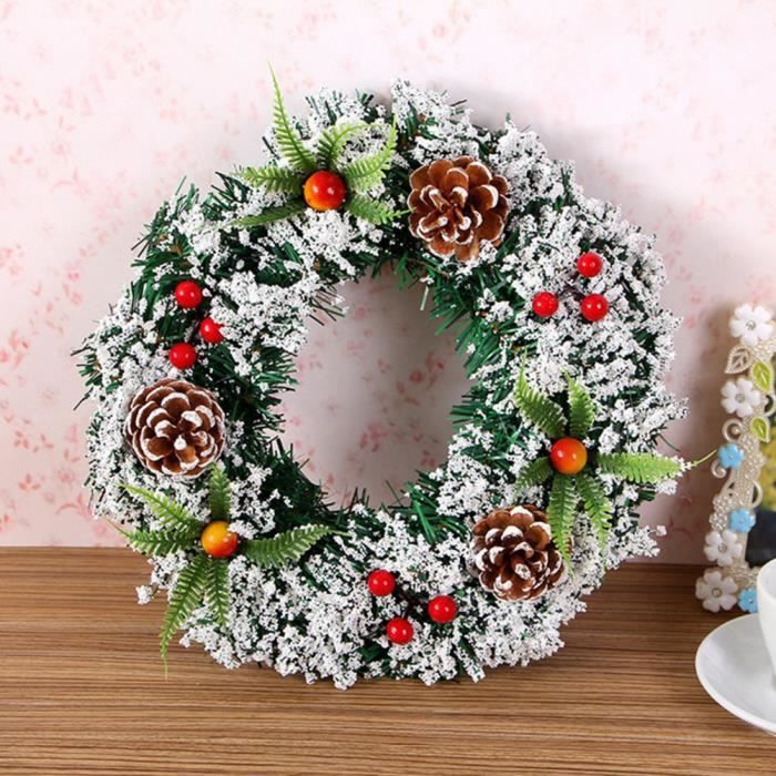 Couronne De Noël, Couronne De L'Avent De Noël Porte 30 Cm, Couronne De