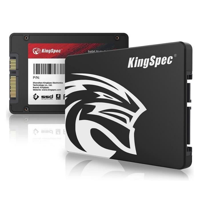 SSD Sata 25 1To KingSpec P3-1TB – Disque dur – Marque: KingSpec – Capacité: 1To – Interface: Sata – Format: 25
