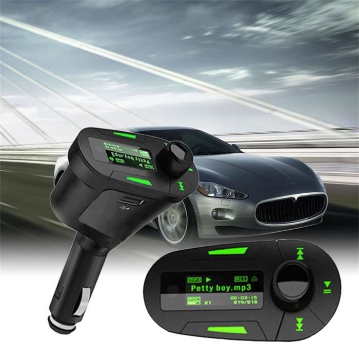 Audio voiture lecteur mp3 kit musique sans fil radio émetteur fm