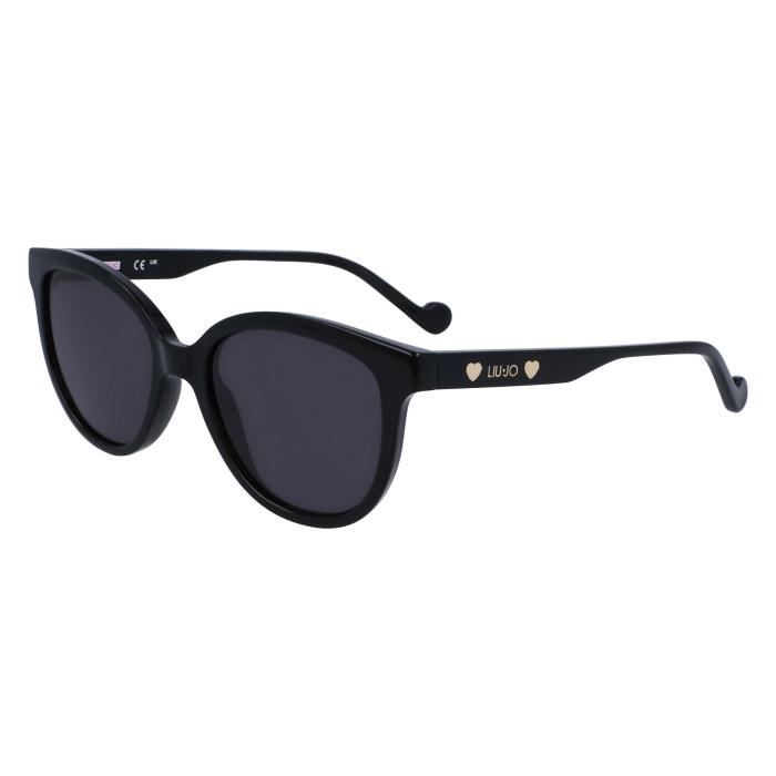 Lunettes de soleil - LIU JO - LJ3609S JUNIOR - Monture plastique noire - Verres gris (cat.3) - Enfant Lunettes de soleil - LIU JO - LJ3609S JUNIOR - Monture plastique noire - Verres gris (cat.3) - Enfant