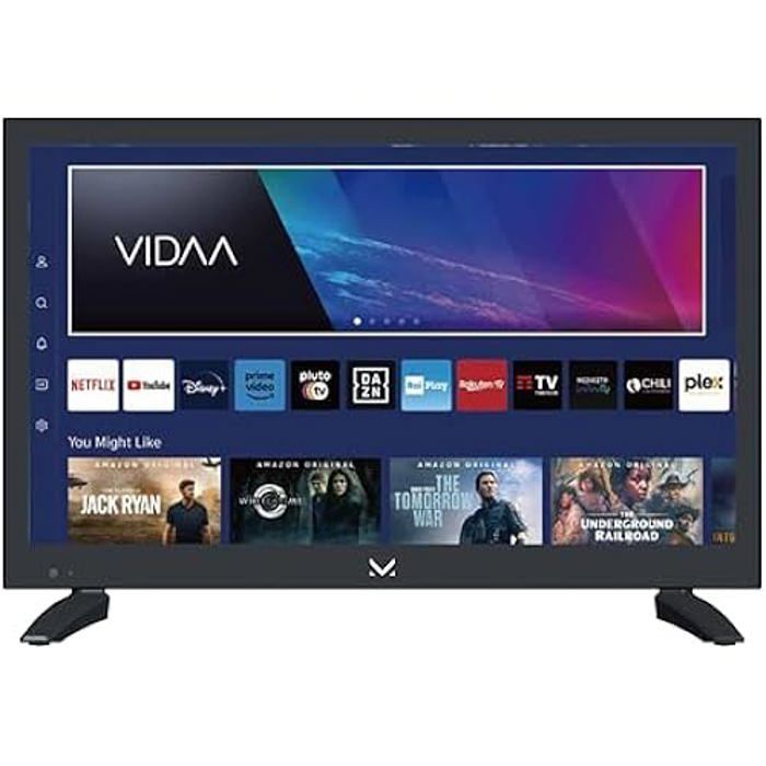 Téléviseur Smart LED HD READY 19 MAJESTIC SM19 V1 VIDAA DVB T T2 et DVB S S2 Wi Fi intégré